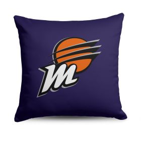 Phoenix Mercury WNBA Double Down Throw Pillow 18 x 18 inches