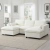 [VIDEO]86.5'' Chenille Modular Sectional Sofa with Storage Pockets, 5 Seat U Shaped Couch Set with Pillows,Free Combination