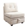 Vintage Modular Sectional Sofa, Convertible Multiple Combination Sofa Couch with Storage, Memory Foam
