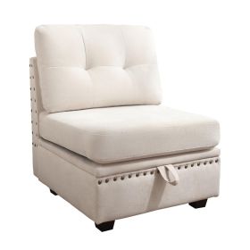 Vintage Modular Sectional Sofa, Convertible Multiple Combination Sofa Couch with Storage, Memory Foam