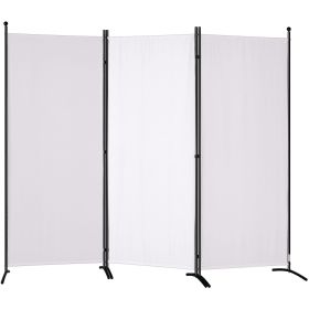 VEVOR Room Divider, 6.1 ft (102×71inch)Room Dividers and Folding Privacy Screens (3-panel), Fabric Partition Room Dividers for Office, Bedroom