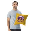 Los Angeles Sparks WNBA Double Down Throw Pillow 18 x 18 inches