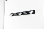 Modern Black LED Vanity Light, 5-Lights Wall Sconce for Bathroom and Mirror, Sleek Minimalist Design, Energy-Efficient, Easy to Install