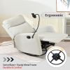 Rocking Recliner Chair,360 Degree Swivel Nursery Rocking Chair,Glider Chair,Modern Small Rocking Swivel Recliner Chair for Bedroom