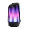 7-in Portable Wireless Bluetooth Speaker RGB LED Lights Loud Powerful Sound, CF012, Black