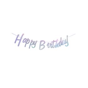 Illuminated Birthday Hanging Strip Party Decorations For Weddings And Birthdays Made Of Durable Paper (Option: 12pc)