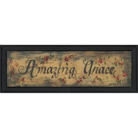 "Amazing Grace" By Gail Eads, Printed Wall Art, Ready To Hang Framed Poster, Black Frame (Color: as Pic)
